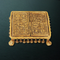 Brass Chowki For God Idol Statue 1.73Kg